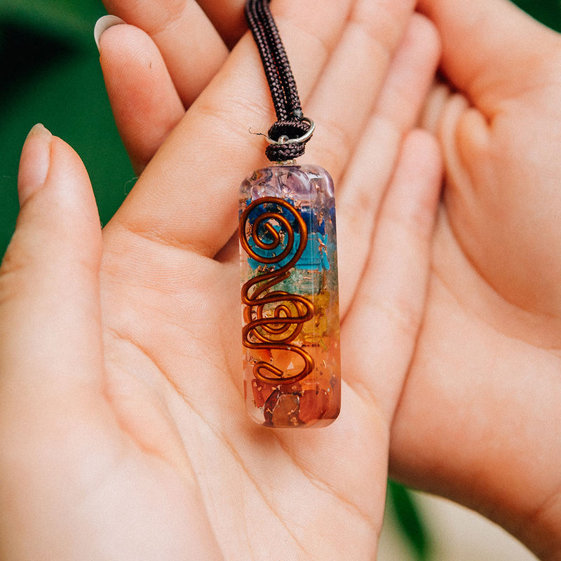 Orgone gemstone pendant