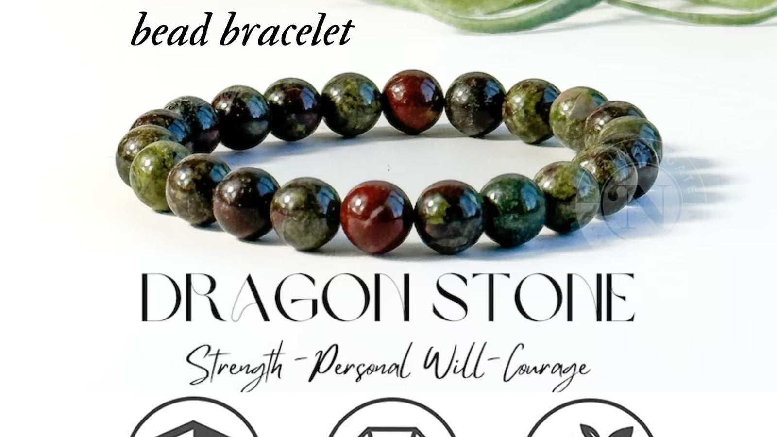 Dragon Blood Stone Energy Bracelet Forgiveness & Compassion Mind | Spirit | Soul