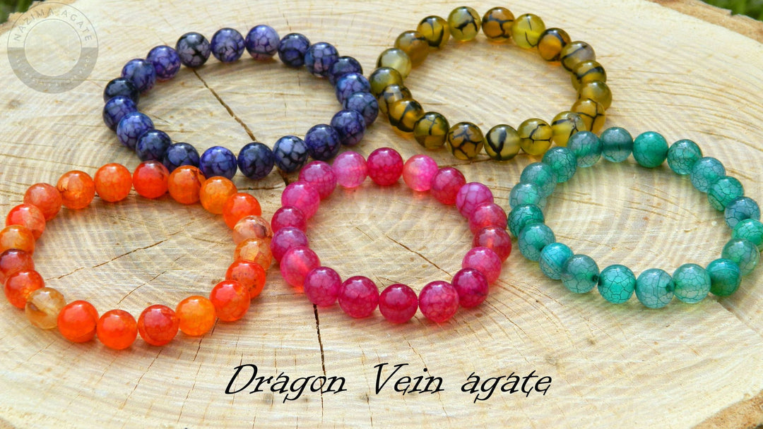 Dragon Vein Agate Energy Bracelet