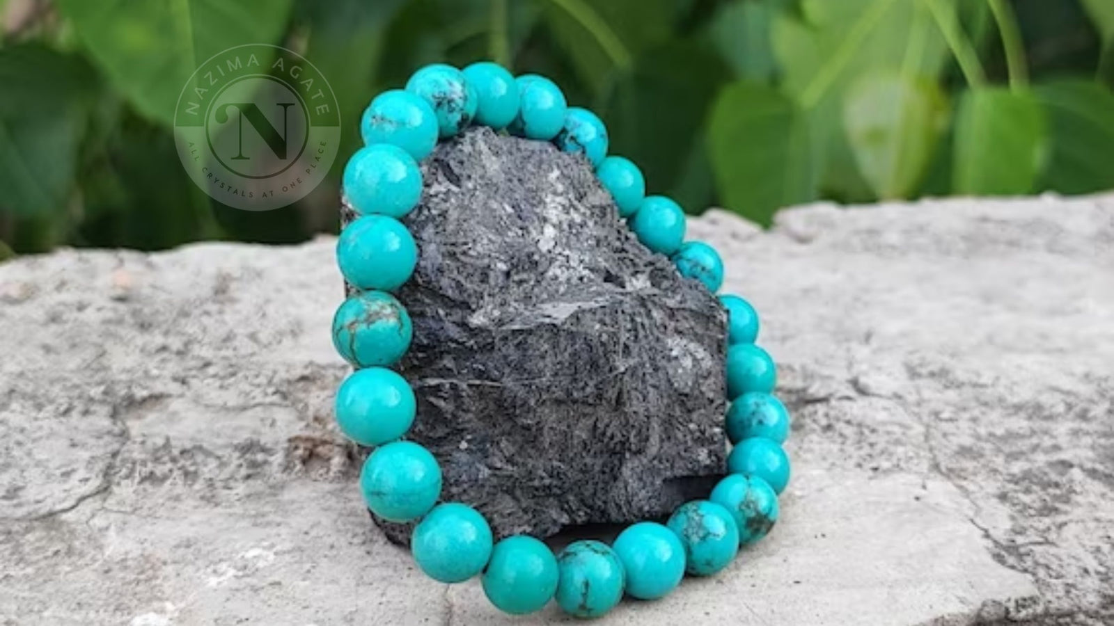 Original, Natural Turquoise Energy Bracelet For Clarity & Intuition