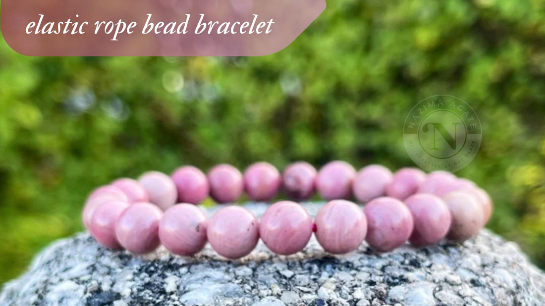 Pink Rhodonite Energy Bracelet – Bracelet for Love, Health & Relationships