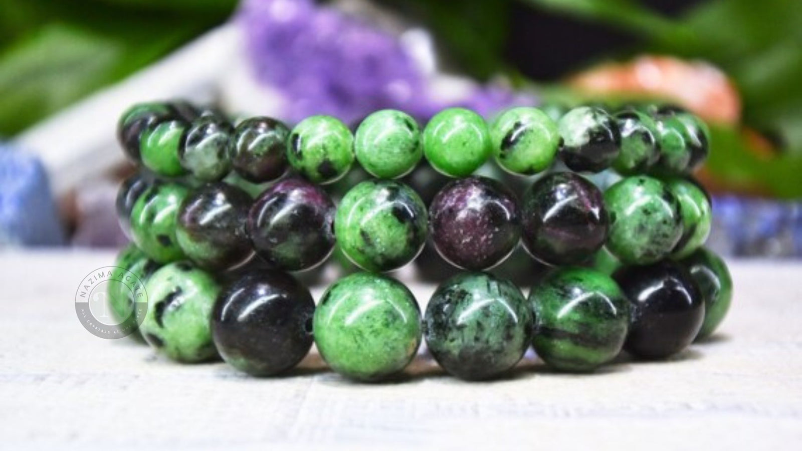 Ruby Zoisite Energy Bracelet