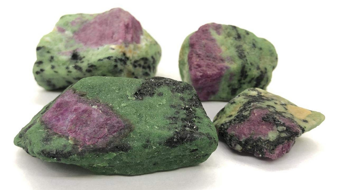 The World's Hardest Quartz Mineral-Ruby in Zoisite!