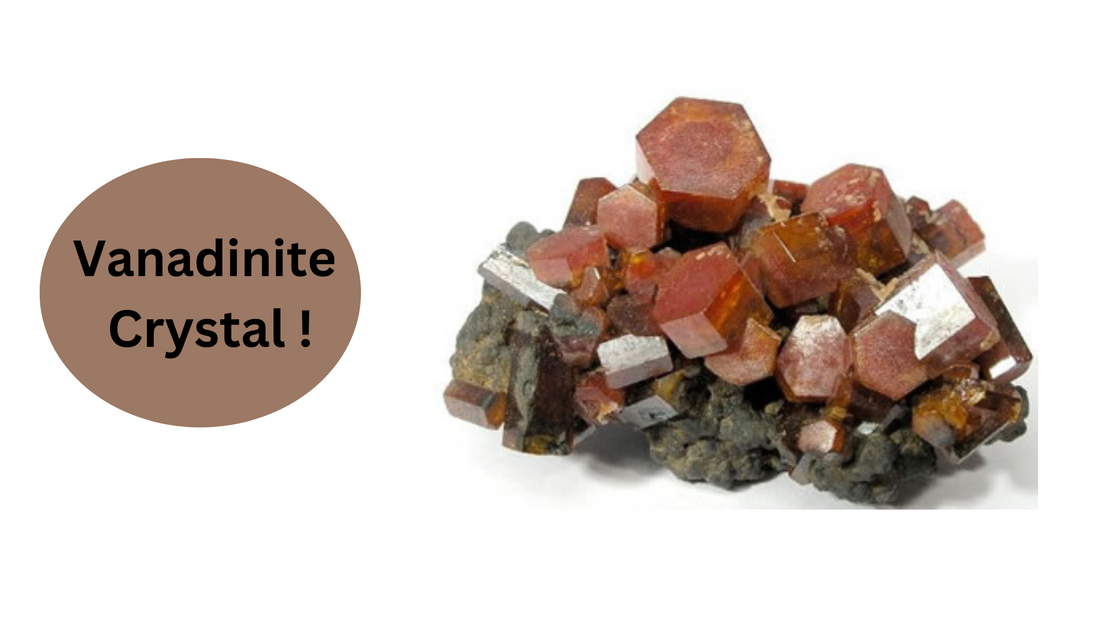 Vanadinite Crystal - A Mineral Made of Crystals!!