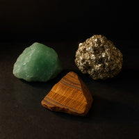 Raw Pyrite Cluster Stone for Protection by Nazima Agate