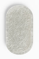 Premium Oval Selenite Plate for Instant Energy Recharge