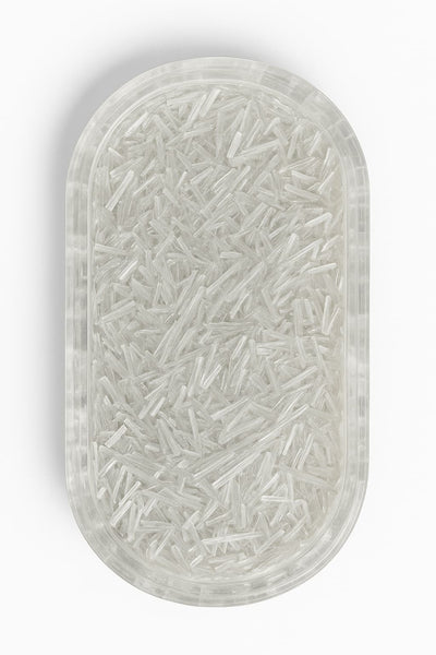 Premium Oval Selenite Plate for Instant Energy Recharge