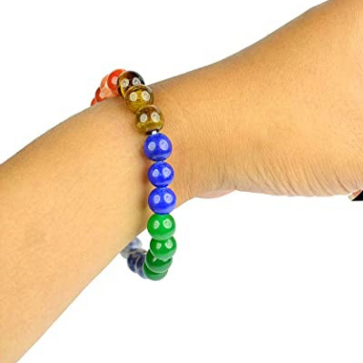 7 CHAKRA ENERGY BRACELETS 8MM