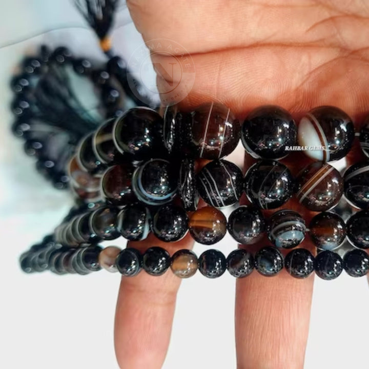 SULEMANI AGATE LOOSE BEADS 8MM