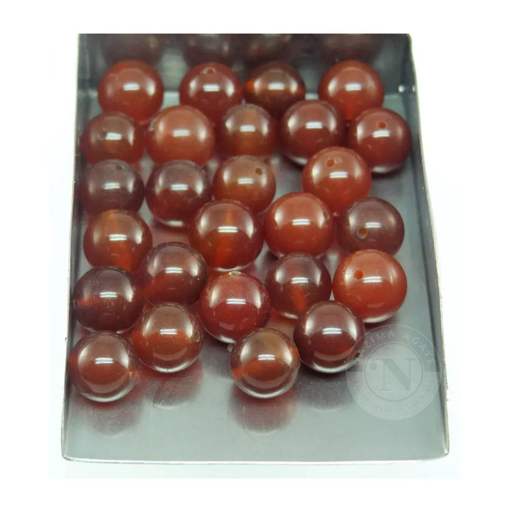 CARNELIAN ONYX LOOSE BEADS 8MM