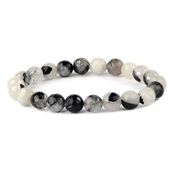 BLACK RUTILE ENERGY BRACELET 8MM