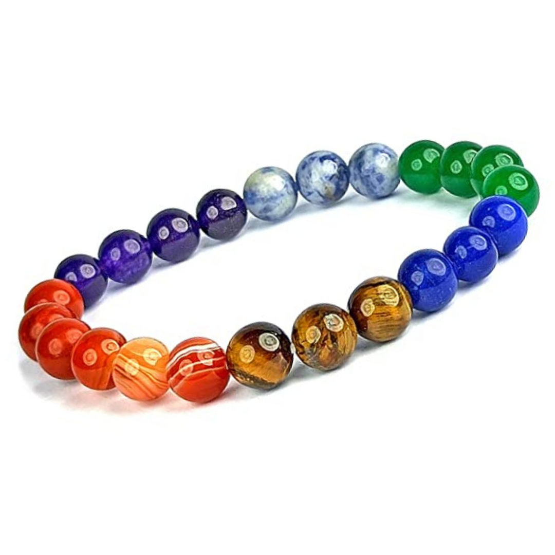 7 CHAKRA ENERGY BRACELETS 8MM