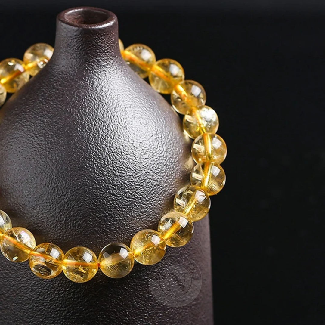 CITRINE HEATED ENERGY BRACELET 8MM