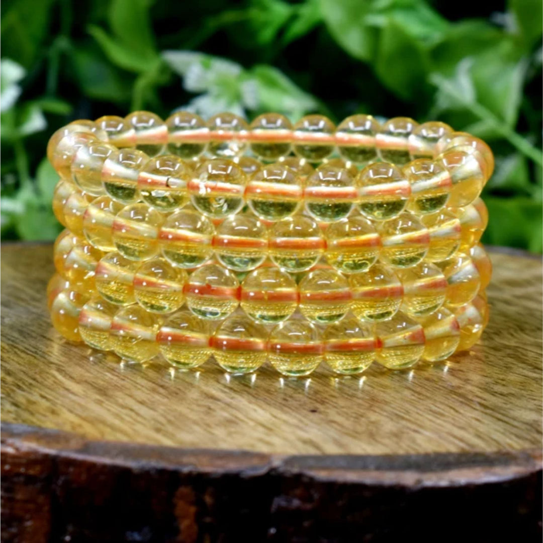 NATURAL CITRINE ENERGY BRACELET 8MM