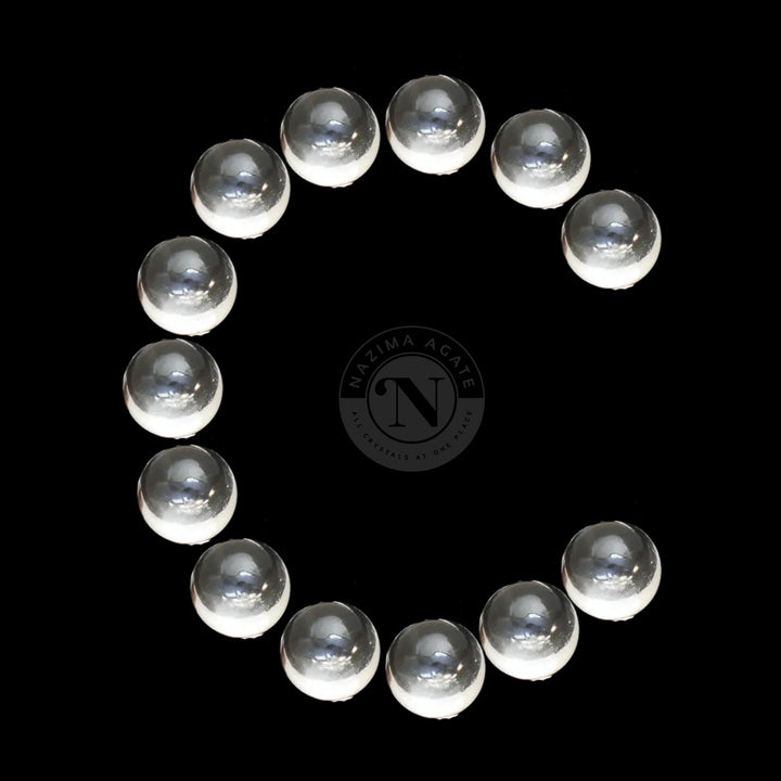 CRYSTAL QUARTZ LOOSE BEADS 8MM