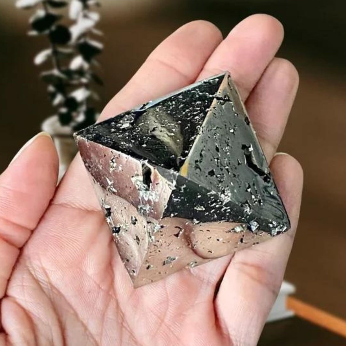 PYRITE PYRAMID FOR ATTRACTING MONEY
