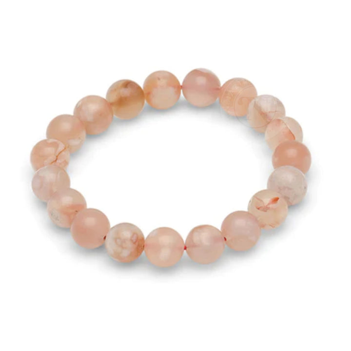 FLOWER AGATE ENERGY BRACELET 8MM