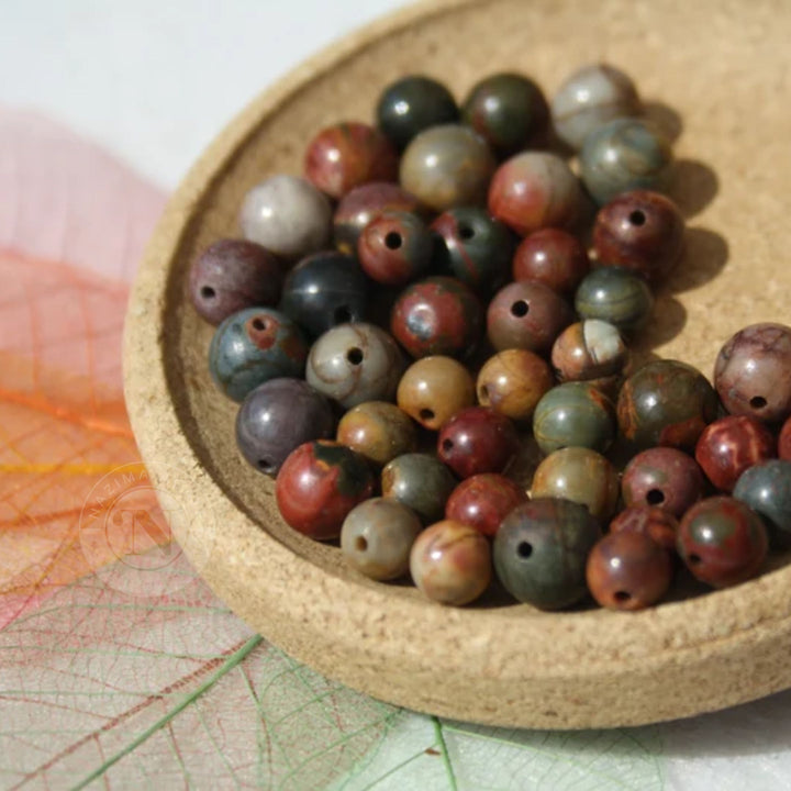 PICASSO JASPER LOOSE BEADS 8MM