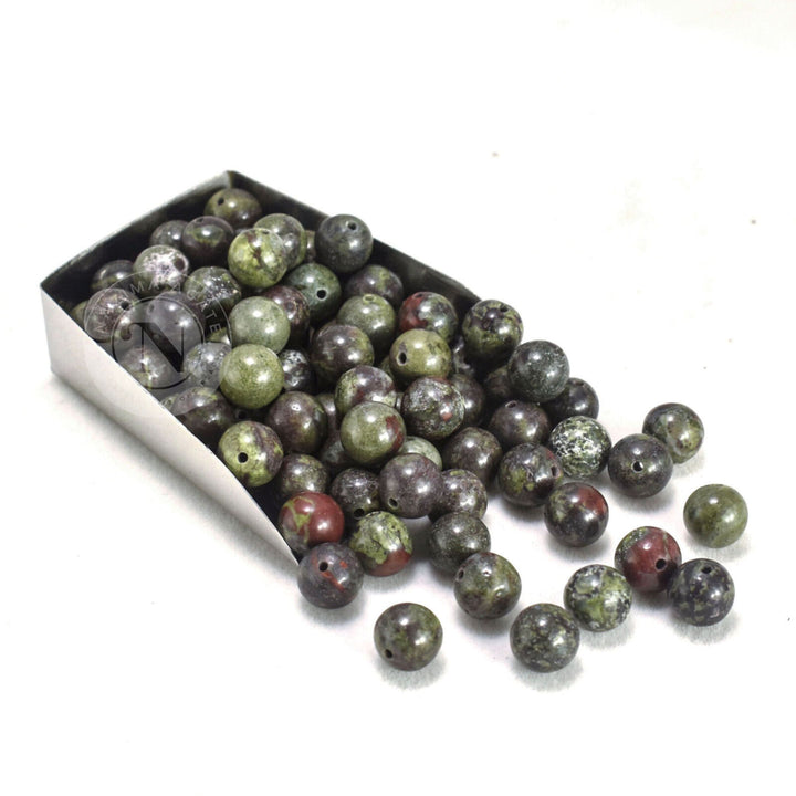 DRAGON BLOOD STONE LOOSE BEADS 8MM