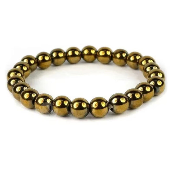 GOLDEN PYRITE ENERGY BRACELET 8MM