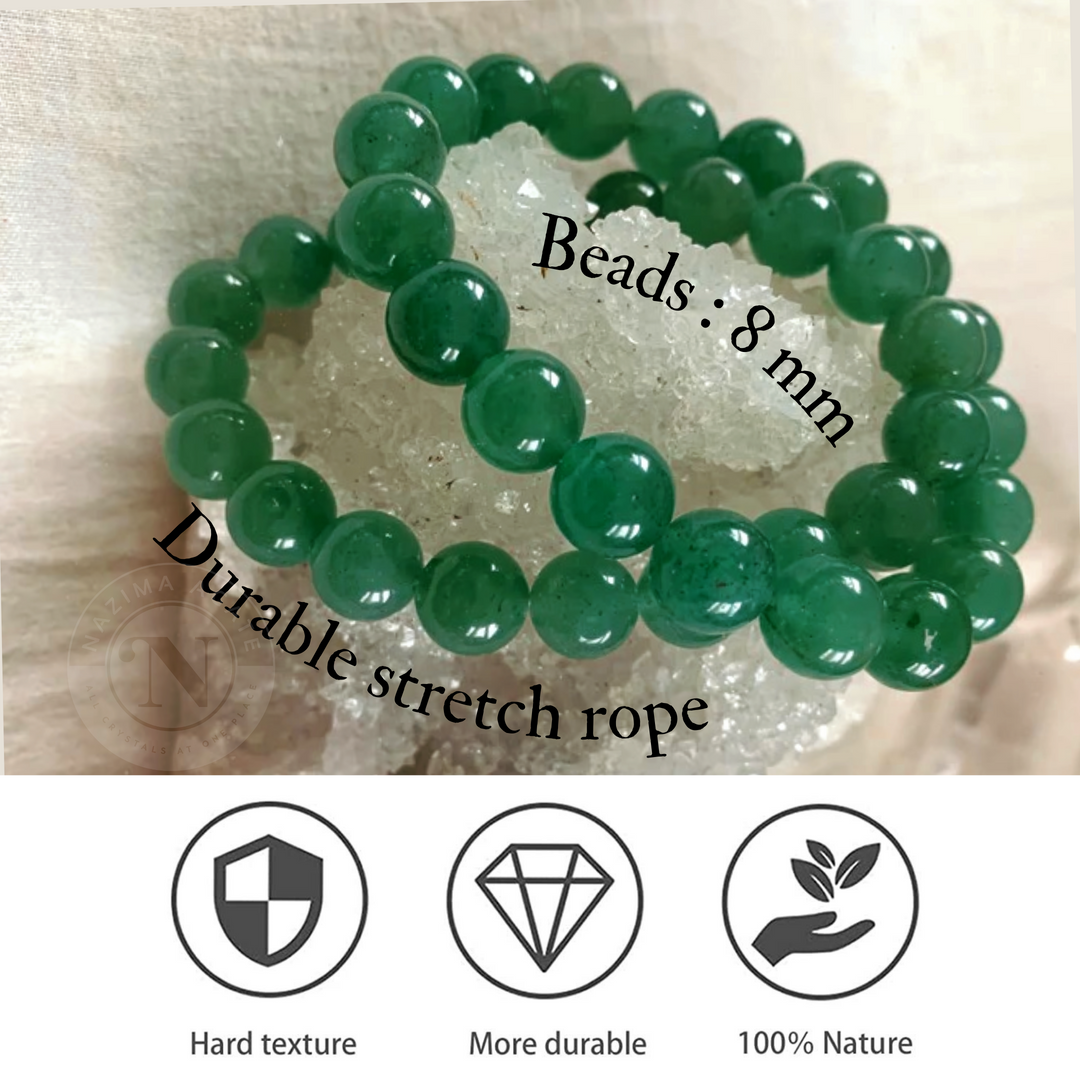 GREEN AVENTURINE ENERGY BRACELET 8MM