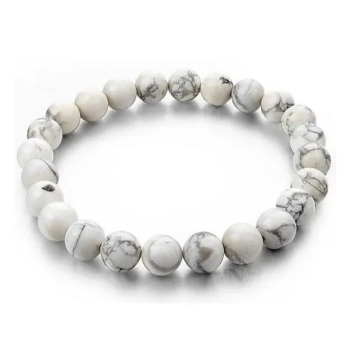 HOWLITE ENERGY BRACELET 8MM