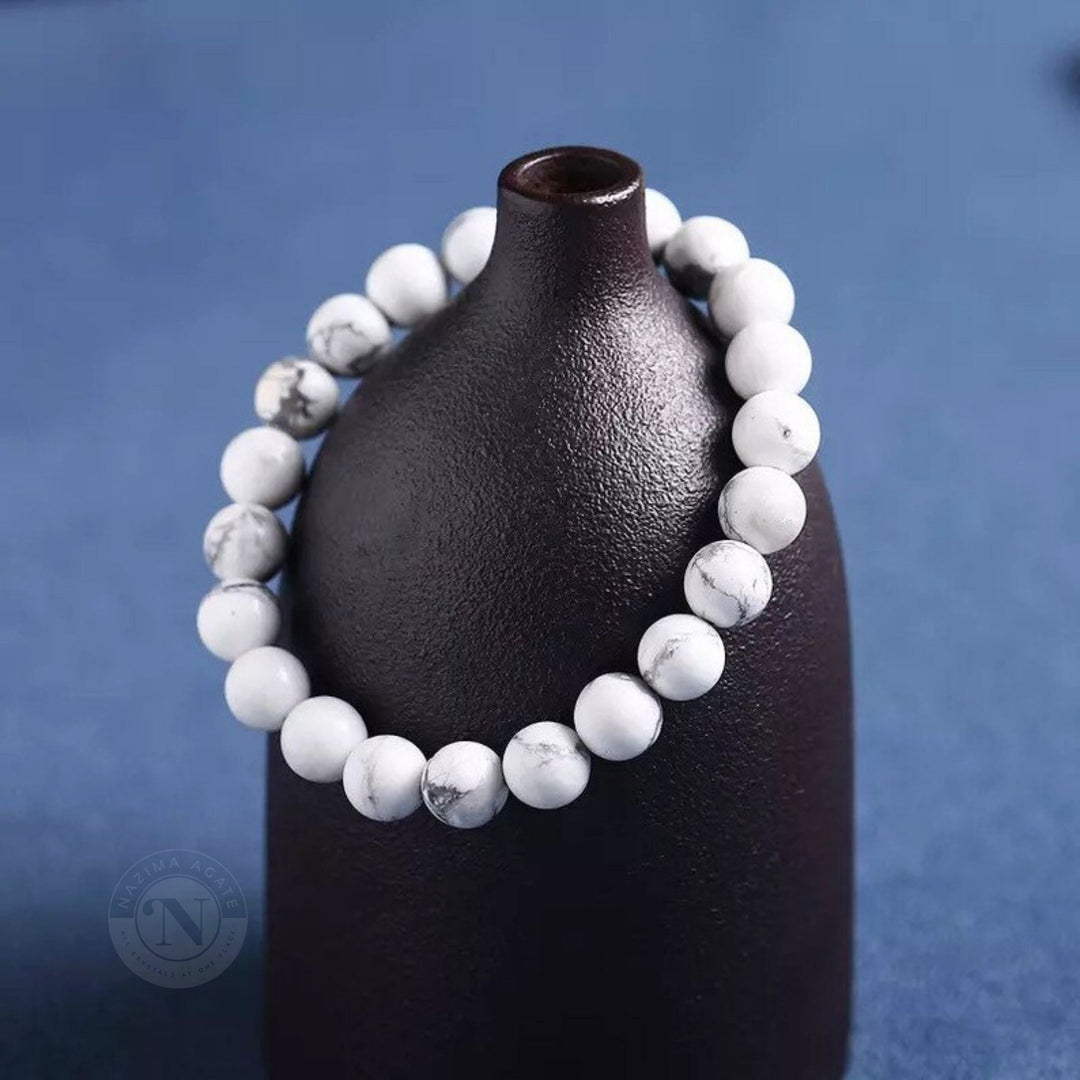 HOWLITE ENERGY BRACELET 8MM