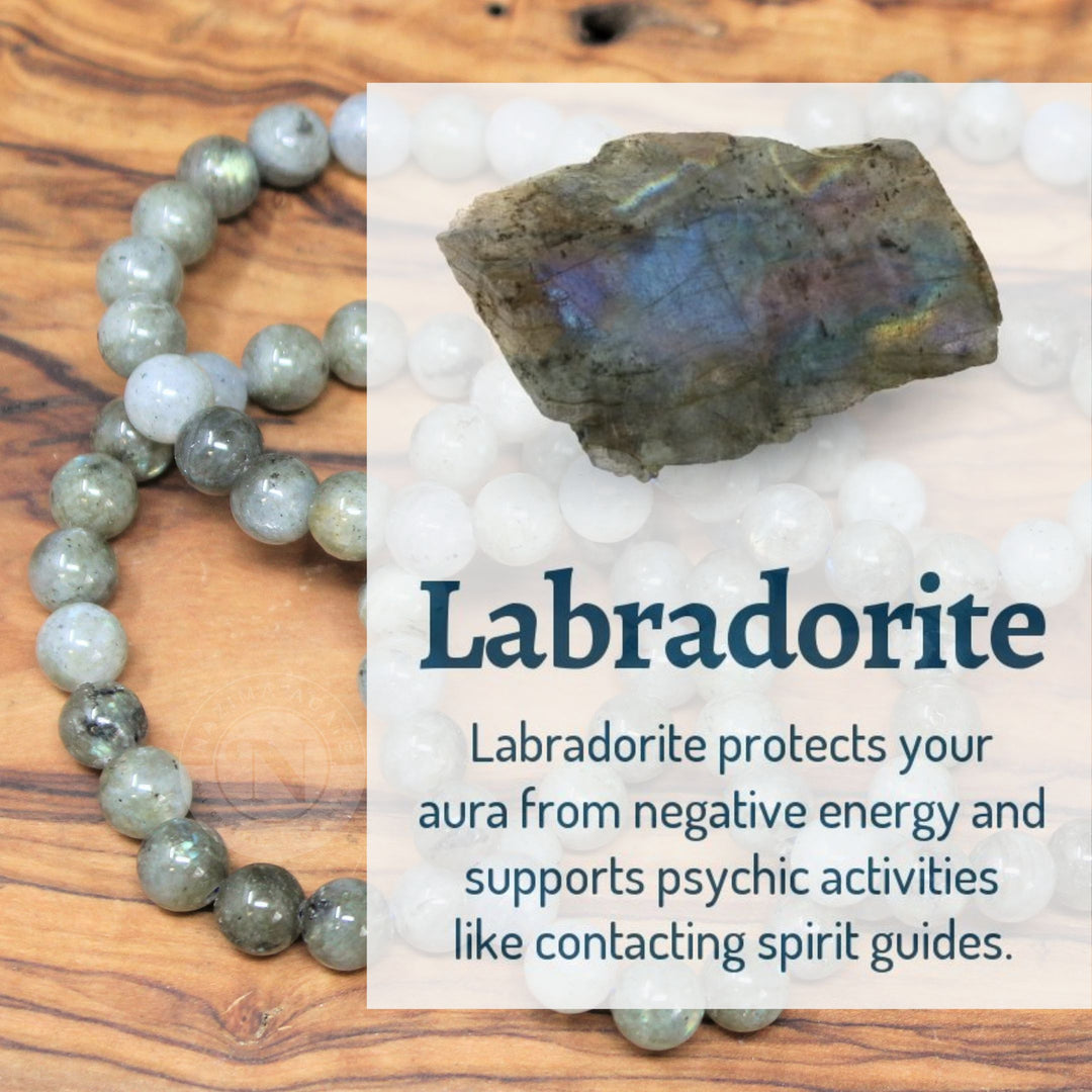 LABRADORITE ENERGY BRACELET 8MM