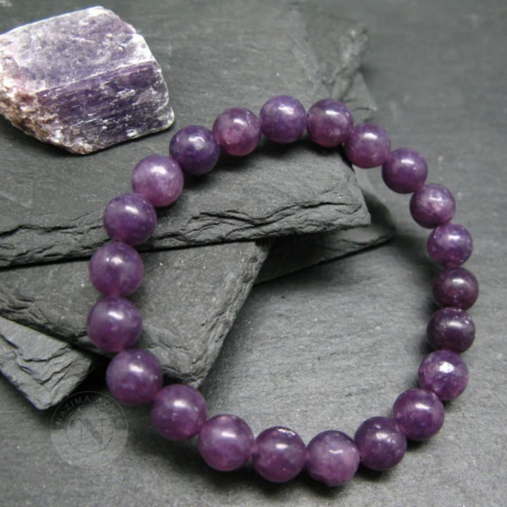 LEPIDOLITE ENERGY BRACELET 8MM