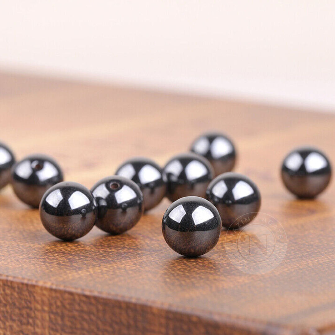 HEMATITE LOOSE BEADS 8MM