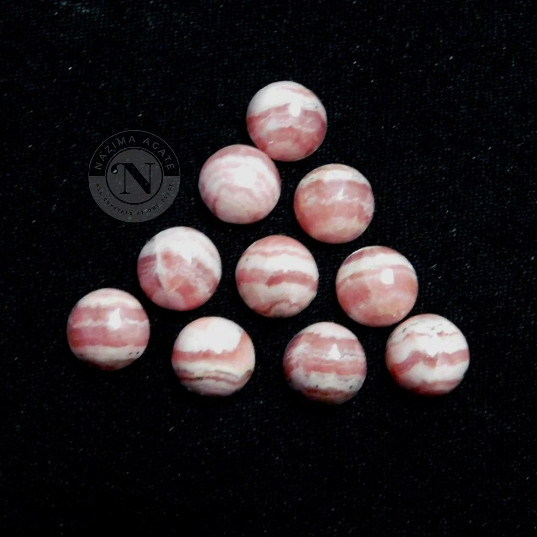 RHODOCHROSITE LOOSE BEADS 8MM