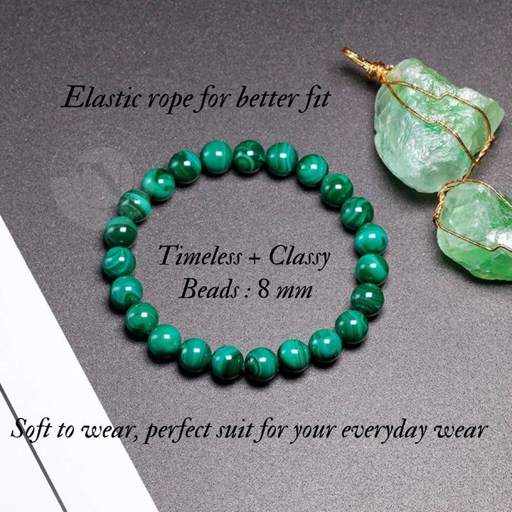 MALACHITE ENERGY BRACELET 8MM