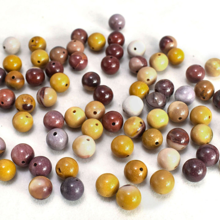 MOOKAITE LOOSE BEADS 8MM