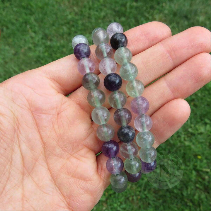 MULTI FLOURITE ENERGY BRACELET 8MM