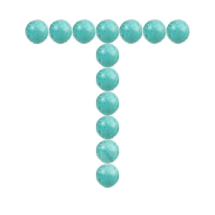 NATURAL TURQUOISE LOOSE BEADS 8MM