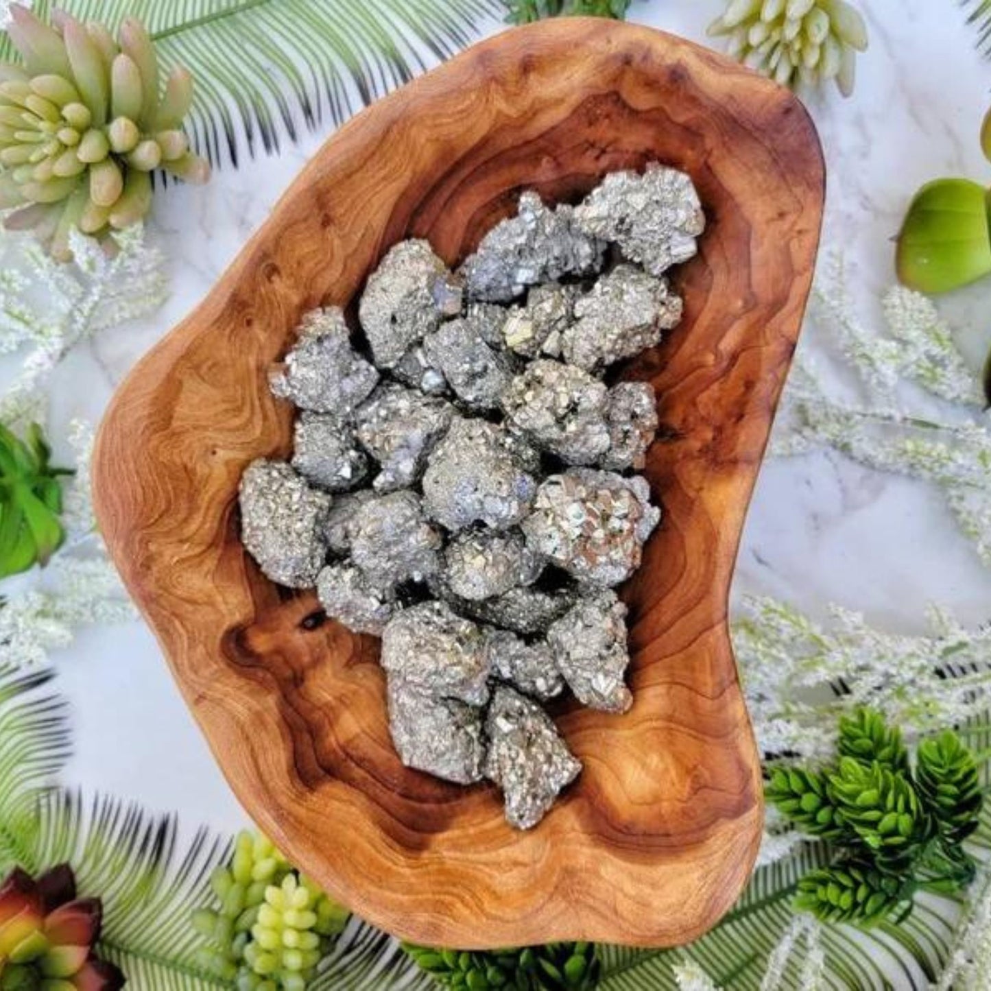 RAW PYRITE GEODE FOR ATTRACTING MONEY