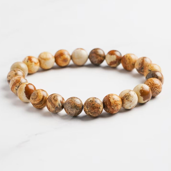 PICTURE JASPER ENERGY BRACELET 8MM