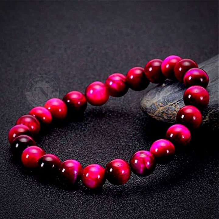 PINK TIGER EYE ENERGY BRACELET 8MM