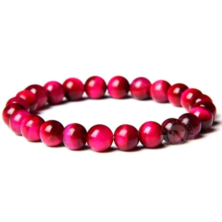 PINK TIGER EYE ENERGY BRACELET 8MM