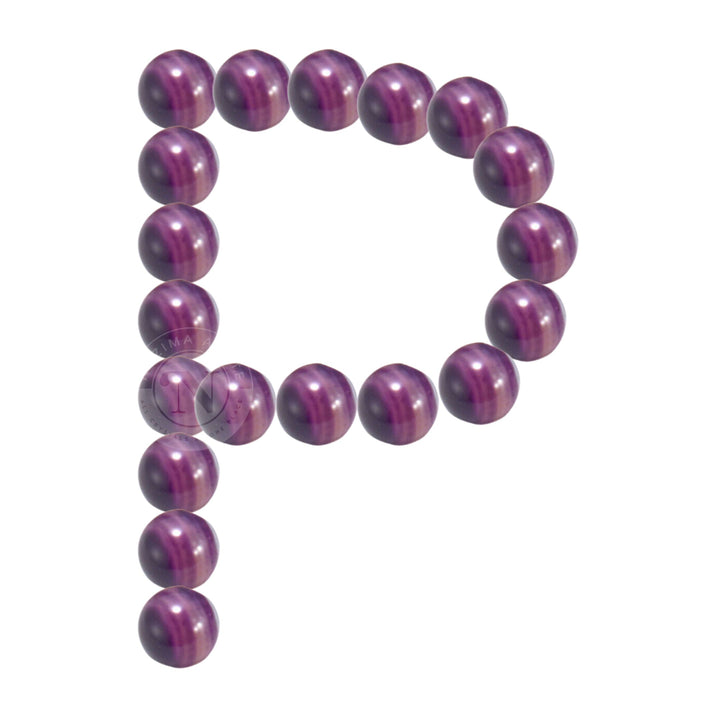 PURPLE AGATE LOOSE BEADS 8MM