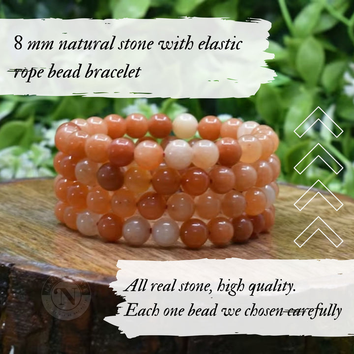 RED AVENTURINE ENERGY BRACELET 8MM