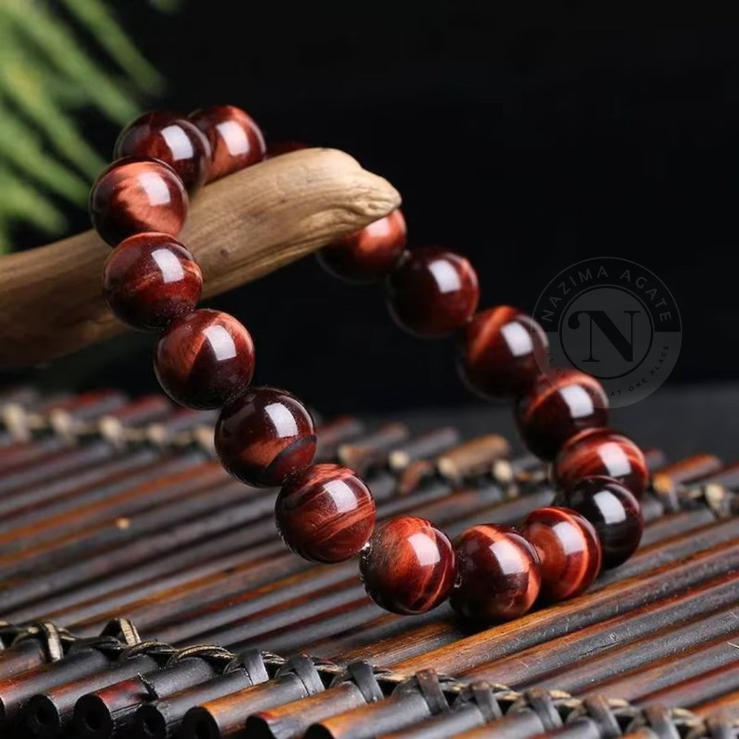 RED TIGER EYE ENERGY BRACELET 8MM