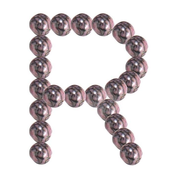 RHODONITE LOOSE BEADS 8MM