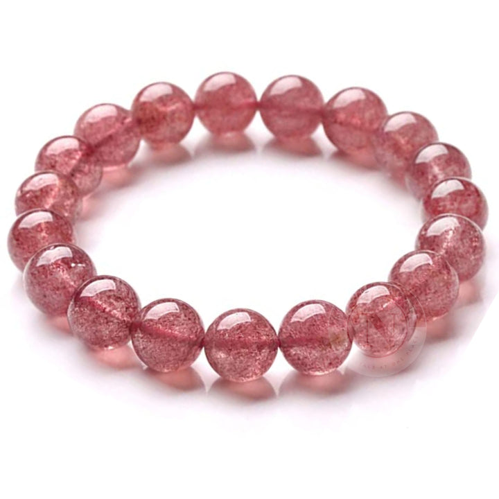 STRAWBERRY QUARTZ ENERGY BRACELET 8MM