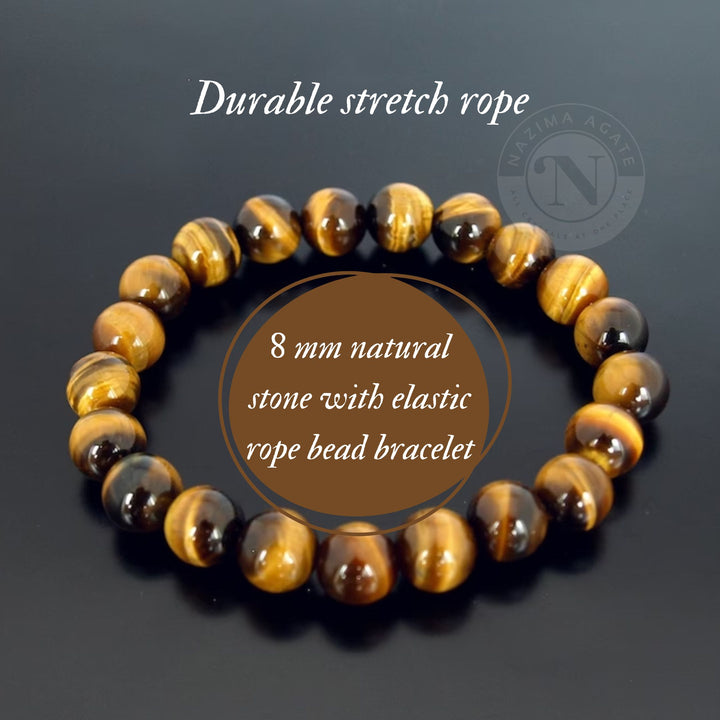 TIGER EYE ENERGY BRACELET 8MM