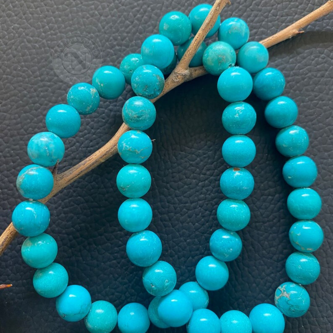 NATURAL TURQUOISE ENERGY BRACELET 8MM