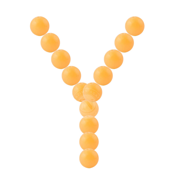 YELLOW AVENTURINE LOOSE BEADS 8MM