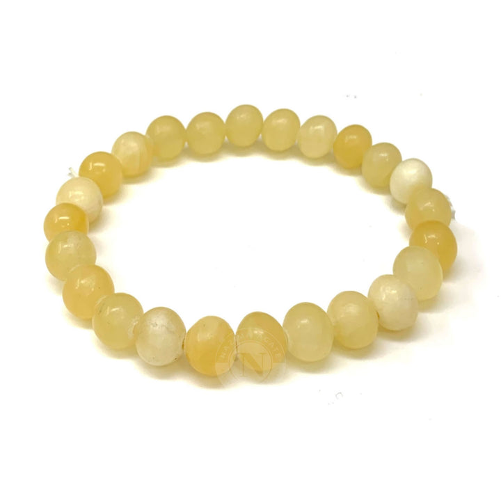 YELLOW CALCITE ENERGY BRACELET 8MM