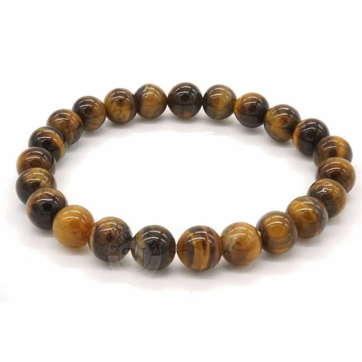 YELLOW TIGER EYE ENERGY BRACELET 8MM